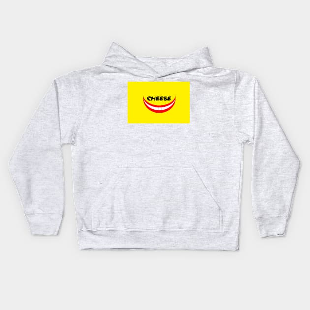 Smile and Say Cheese - For Group Portraits. Kids Hoodie by Heatherian